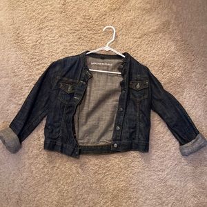 Banana Republic dark wash denim jacket